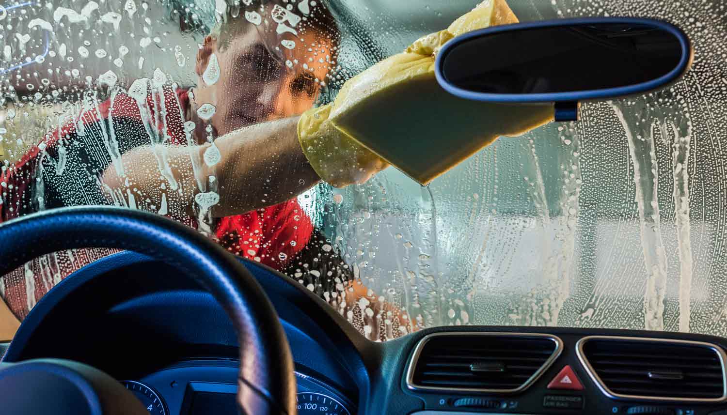 Auto-Detailing-Service car getting detailed