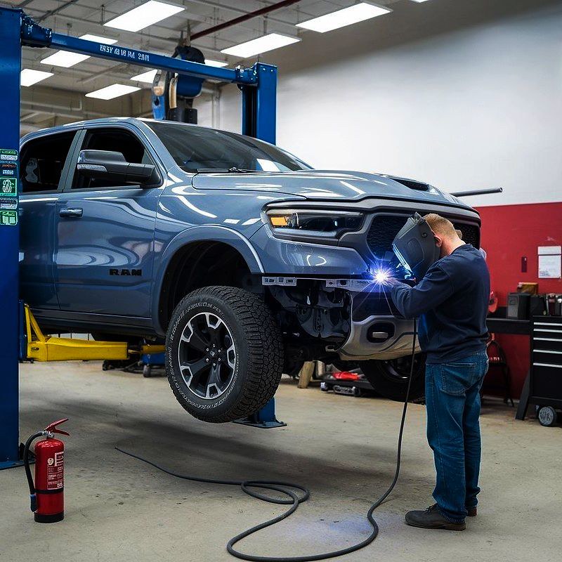 victorville body shop-technician doing auto body repair
